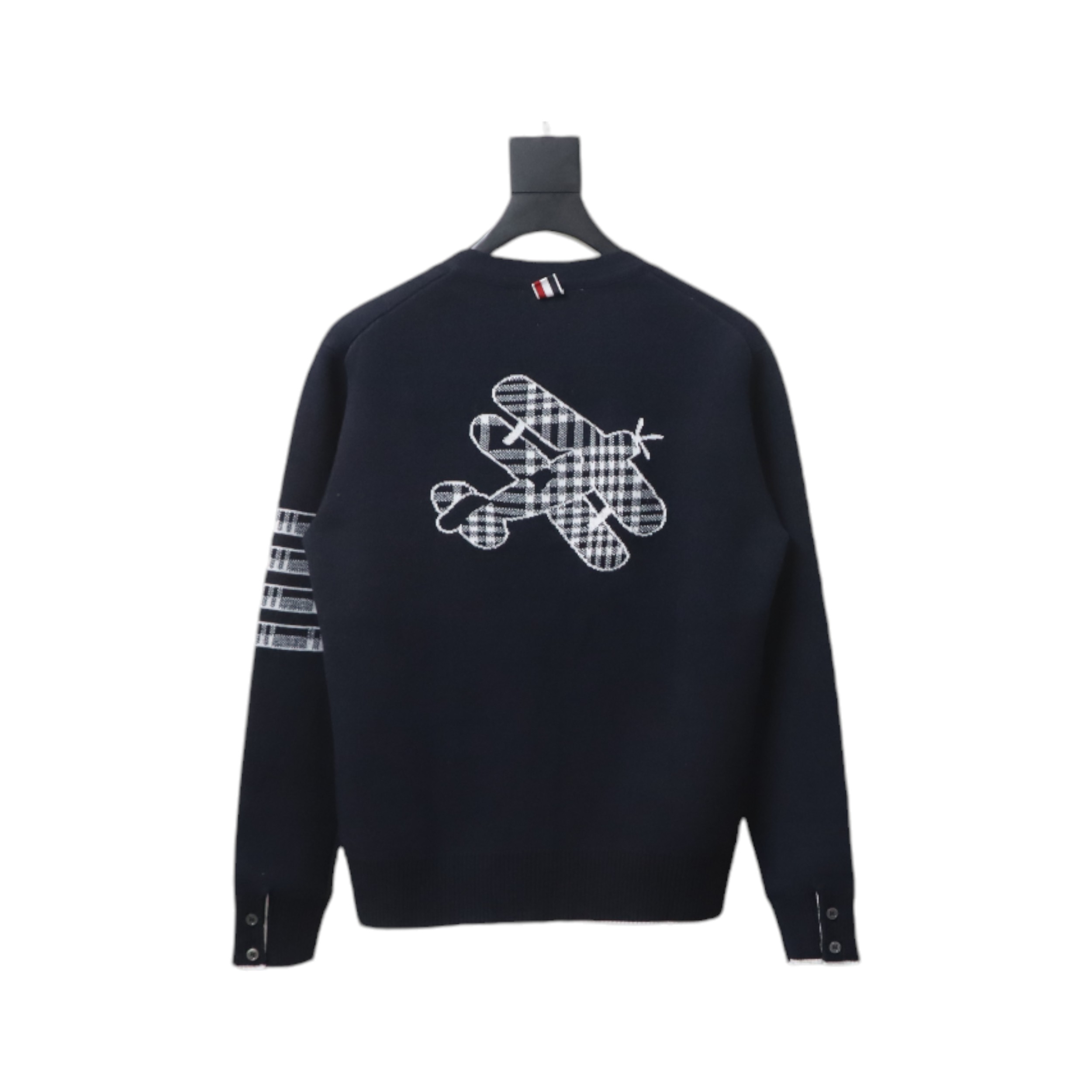 Thom Browne 22FW Airplane Cardigan Dark Blue
