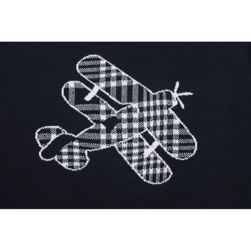 Thom Browne 22FW Airplane Cardigan Dark Blue