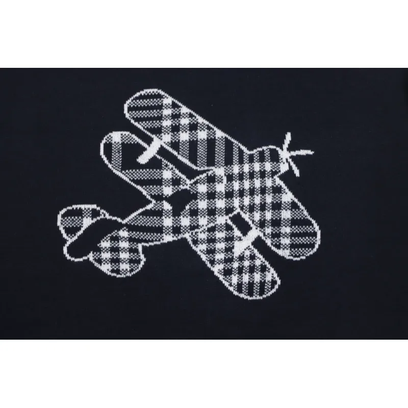 Thom Browne 22FW Airplane Cardigan Dark Blue