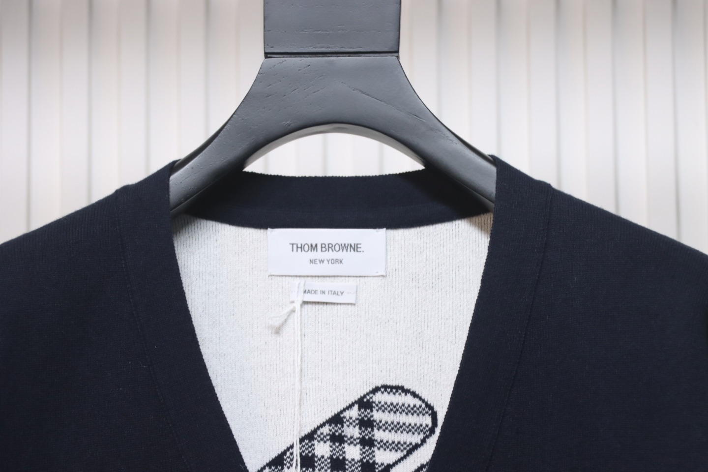 Thom Browne 22FW Airplane Cardigan Dark Blue