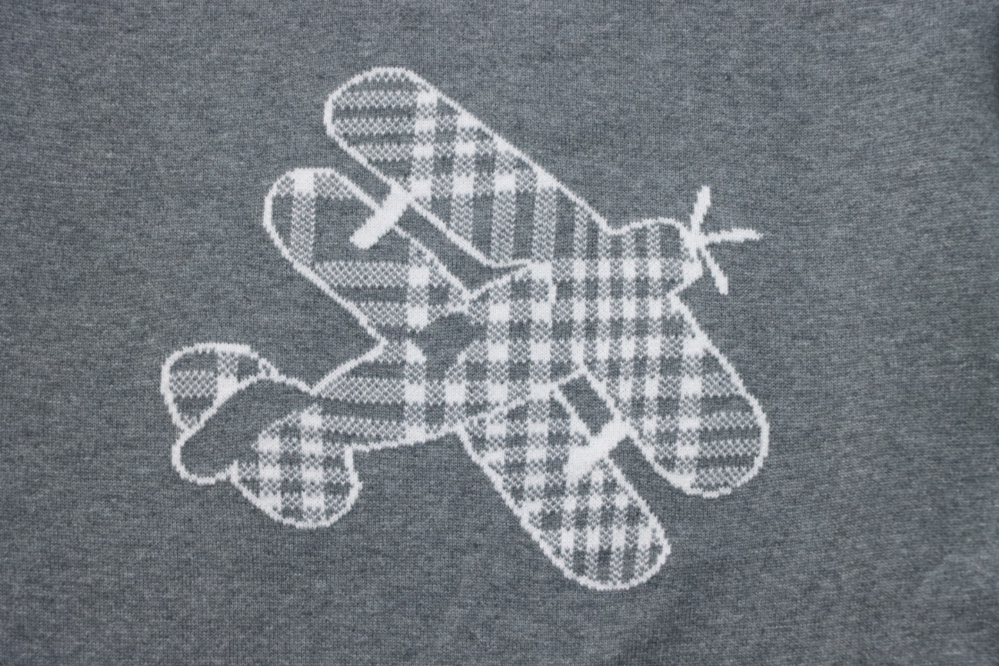 Thom Browne 22FW Airplane Cardigan Grey