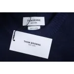 Thom Browne 23ss New Four-Stripe Crew Neck Pullover Sweater Blue