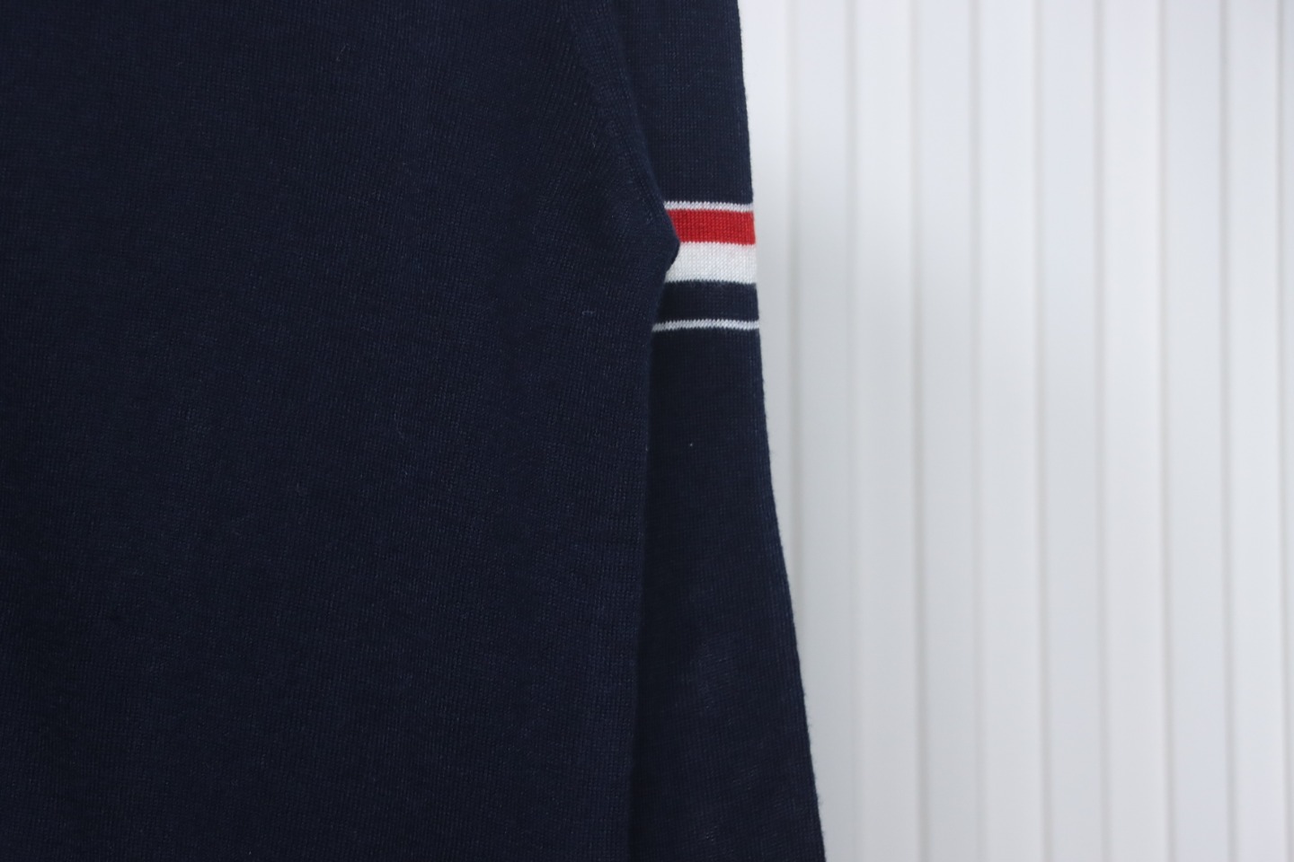 Thom Browne 24FW Armband Australian Wool Lapel Sweater Cardigan Blue