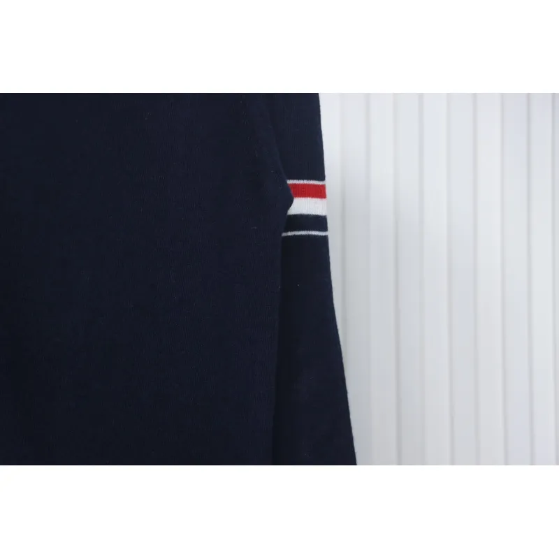 Thom Browne 24FW Armband Australian Wool Lapel Sweater Cardigan Blue