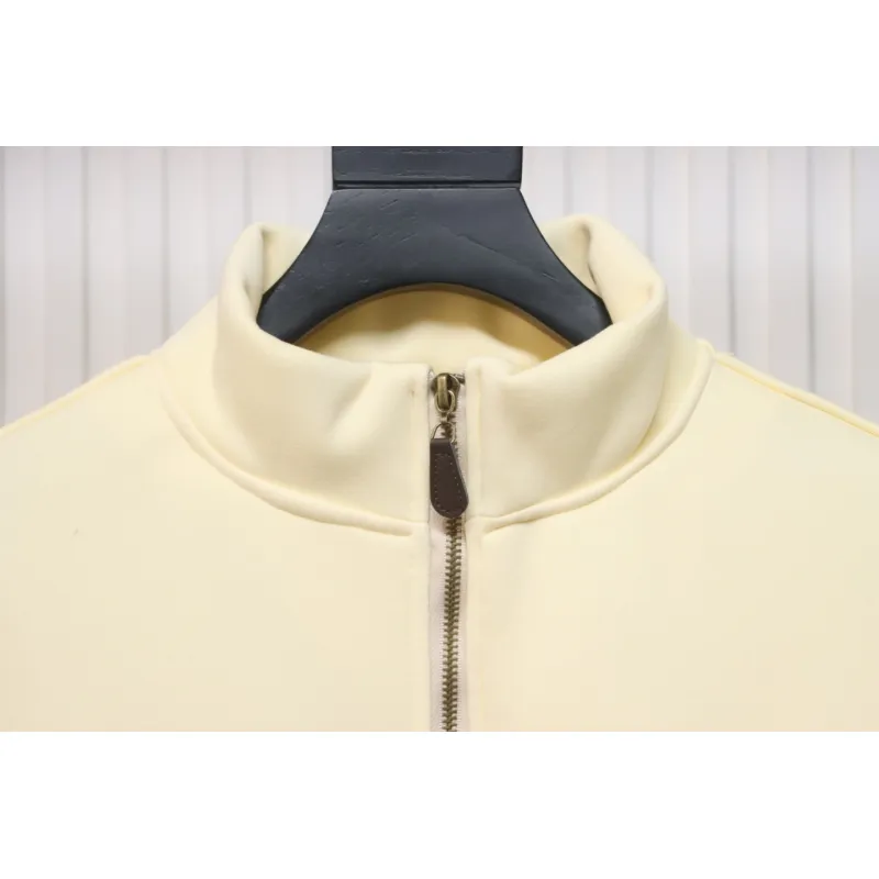 Thom Browne 24FW Armband Australian Wool Lapel Sweater Cardigan Yellow