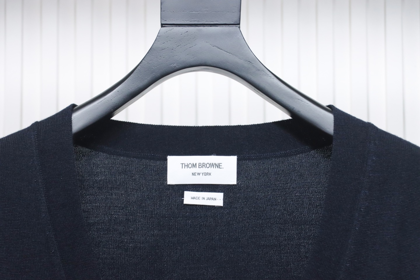 Thom Browne Fine Wool Cardigan Blue