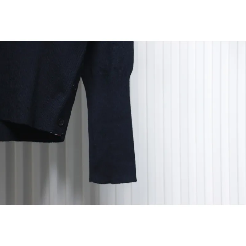 Thom Browne Fine Wool Cardigan Blue