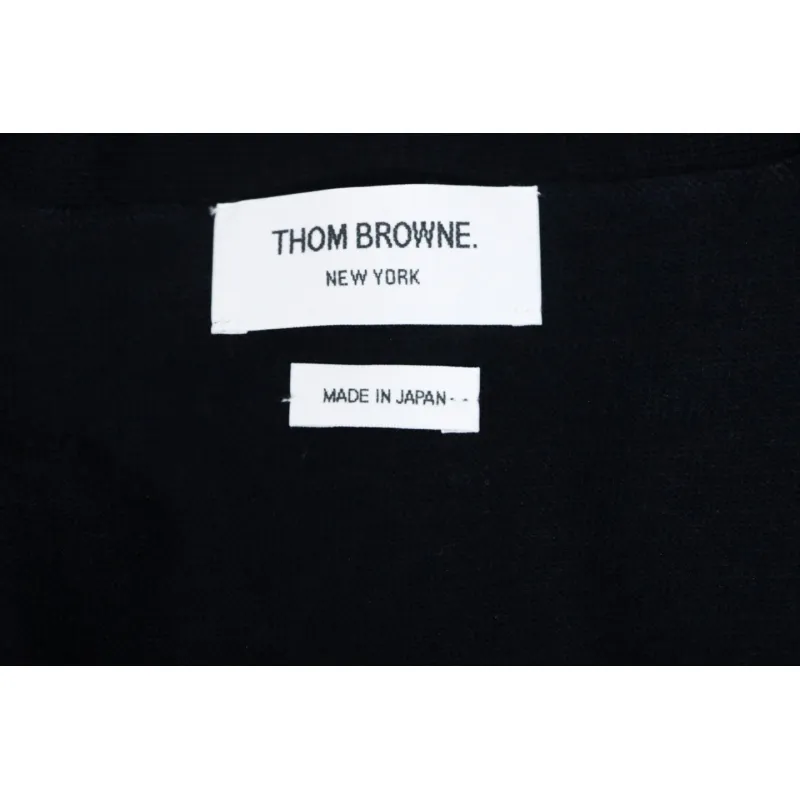 Thom Browne Fine Wool Cardigan Blue