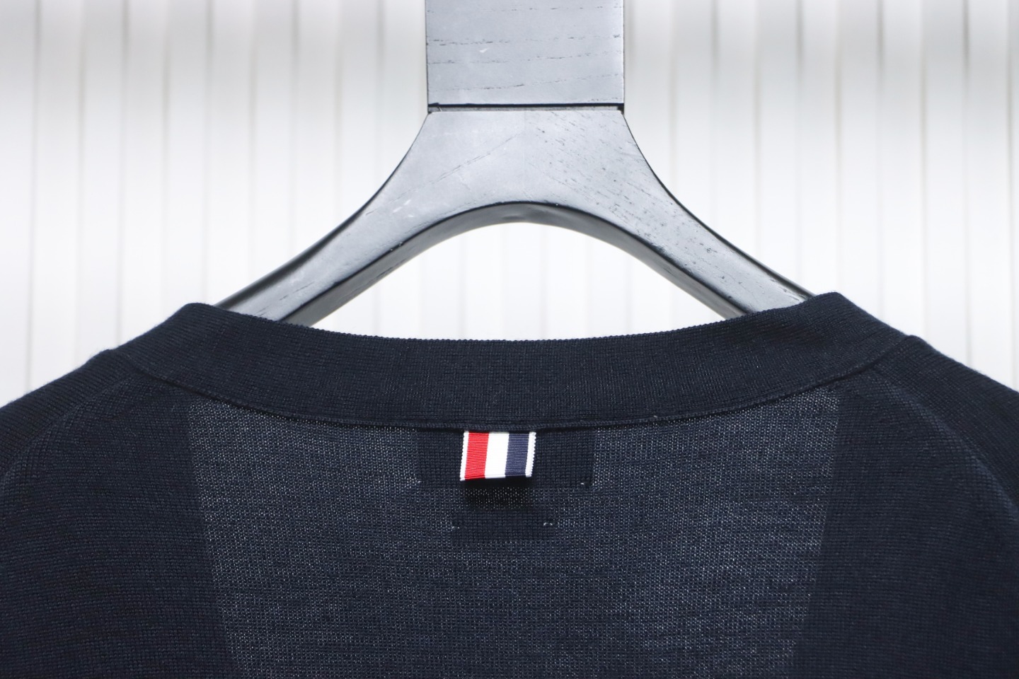 Thom Browne Fine Wool Cardigan Blue