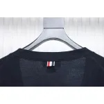 Thom Browne Fine Wool Cardigan Blue