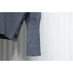 Thom Browne Fine Wool Cardigan Grey