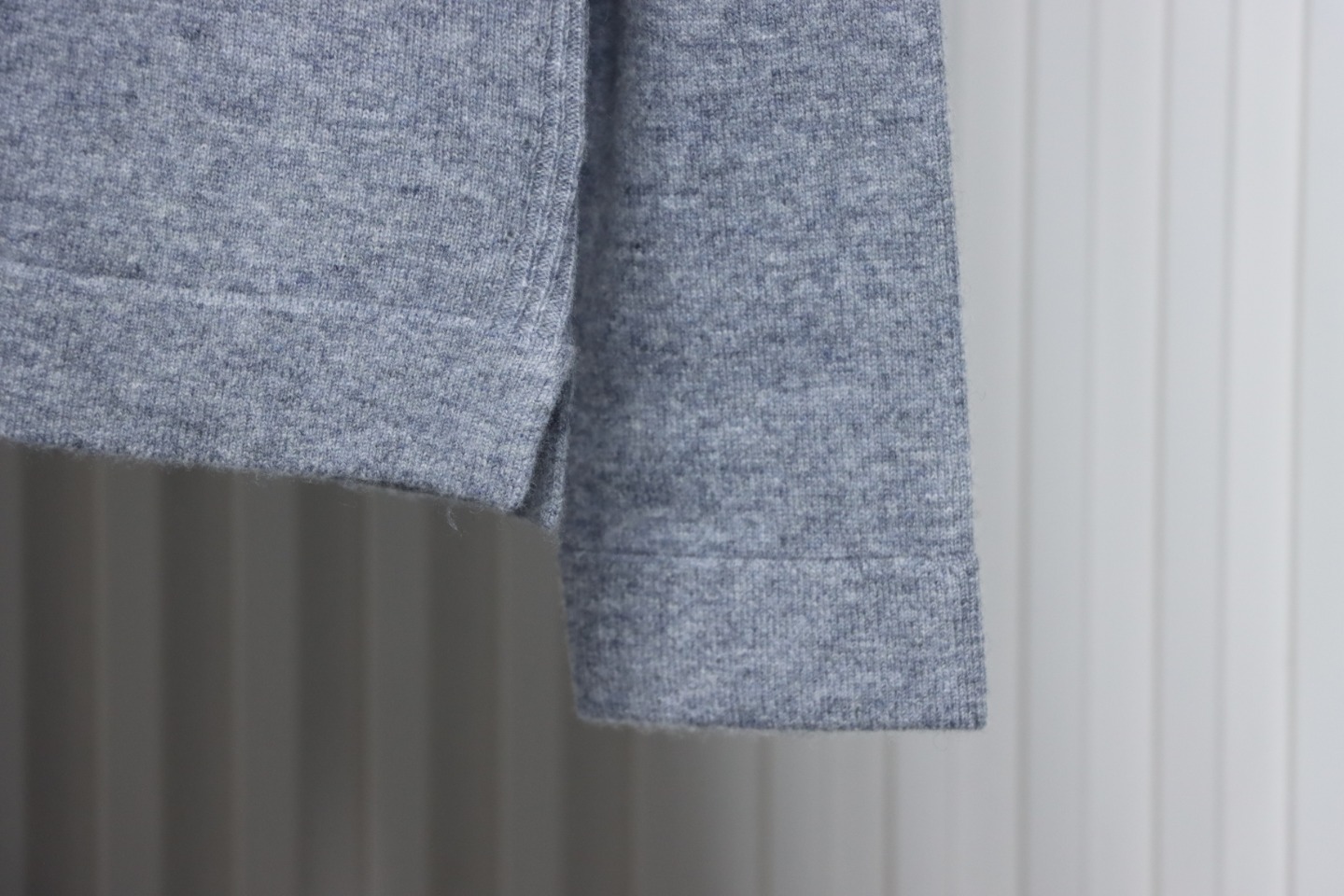 Thom Browne Four-Bar Australian Wool Lapel Cardigan Sweater Grey