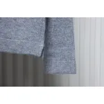 Thom Browne Four-Bar Australian Wool Lapel Cardigan Sweater Grey