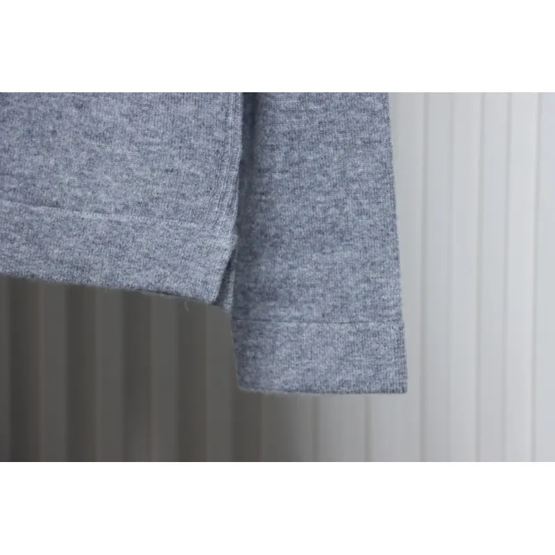 Thom Browne Four-Bar Australian Wool Lapel Cardigan Sweater Grey