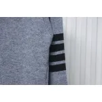 Thom Browne Four-Bar Australian Wool Lapel Cardigan Sweater Grey