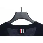 Thom Browne Four-Bar White Striped Cardigan