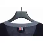 Thom Browne Four-Stripe Color-Block Wool Cardigan