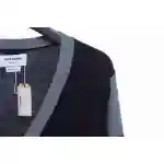 Thom Browne Four-Stripe Color-Block Wool Cardigan
