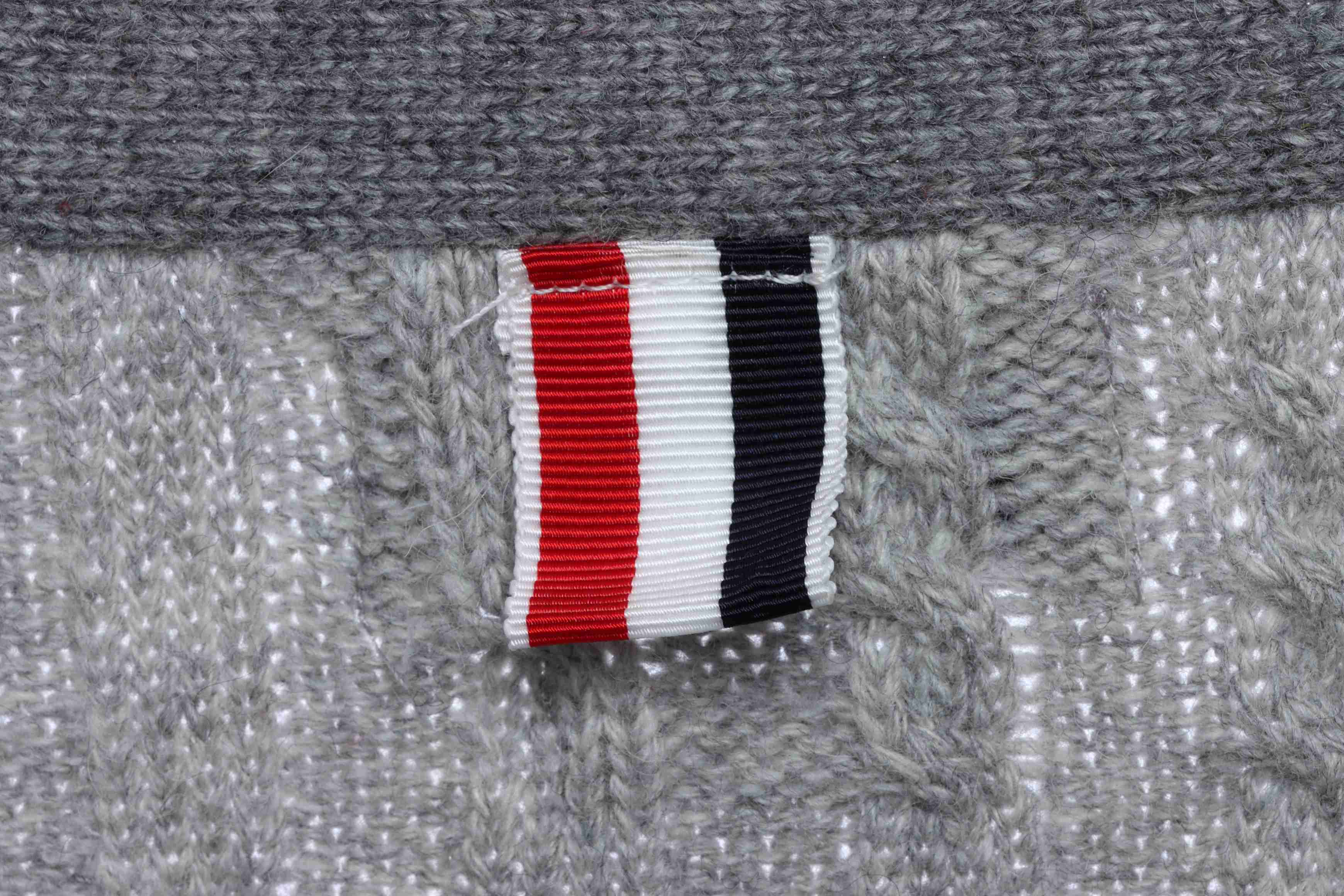 Thom Browne Special Offer Rough Pattern V-Neck Cardigan