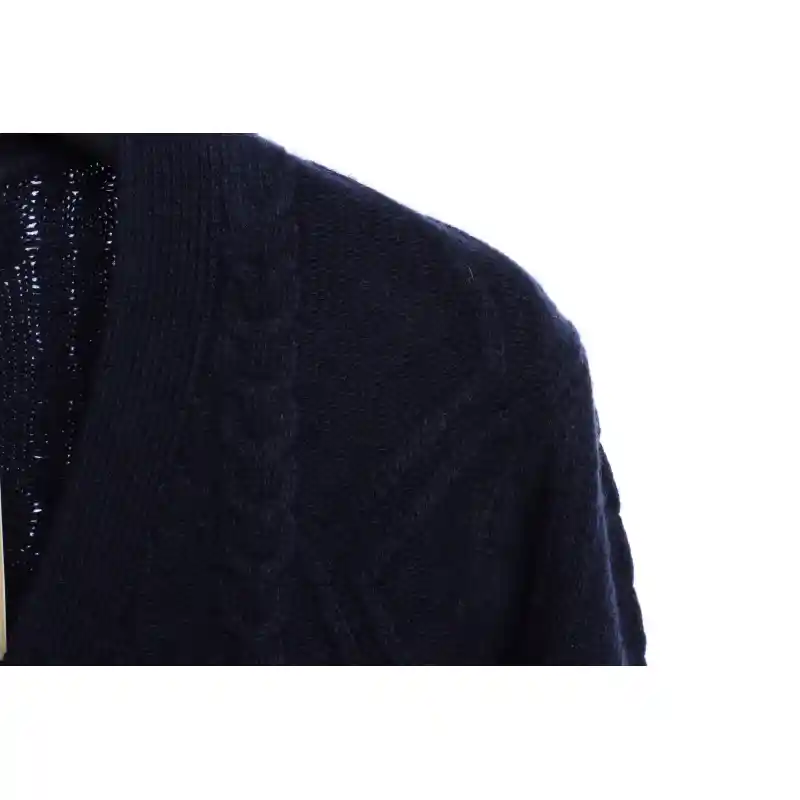 Thom Browne Thick Knit V-Neck Cardigan
