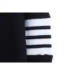 Thom Browne Waffle Hooded Cardigan Black