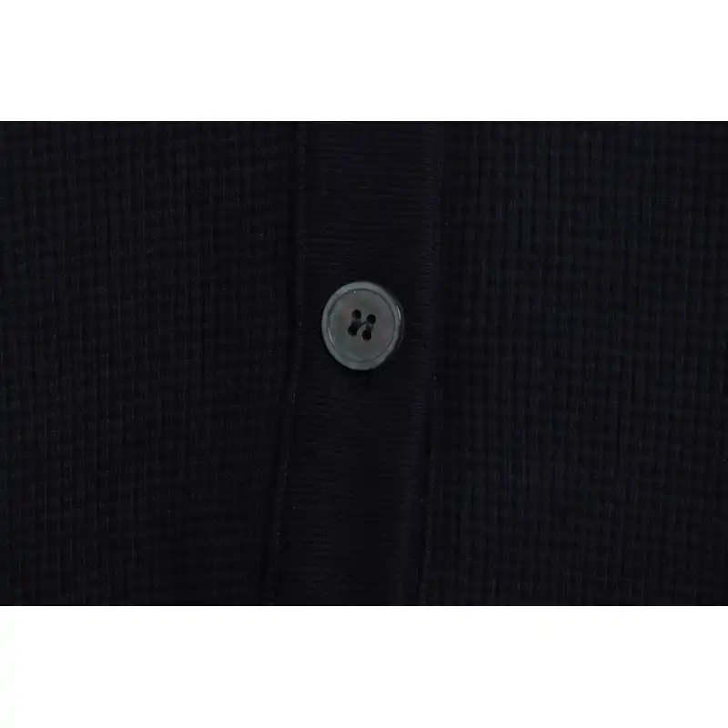 Thom Browne Waffle Hooded Cardigan Black