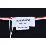 Thom Browne Waffle Hooded Cardigan Black