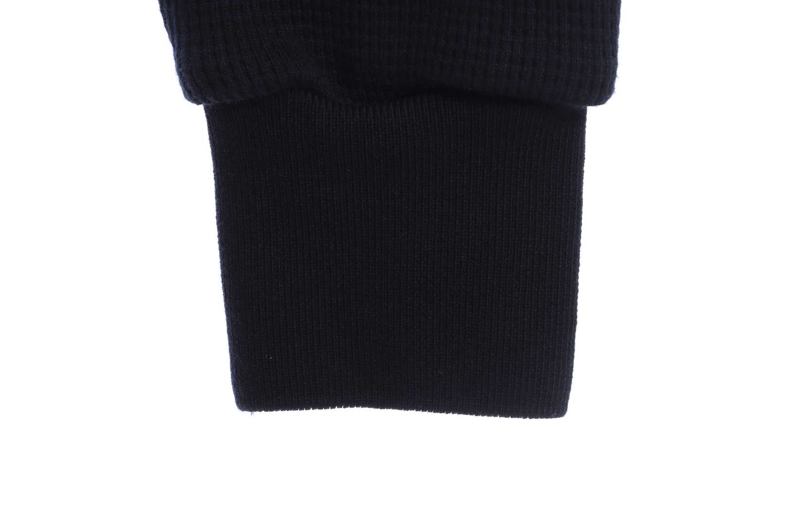 Thom Browne Waffle Hooded Cardigan Black