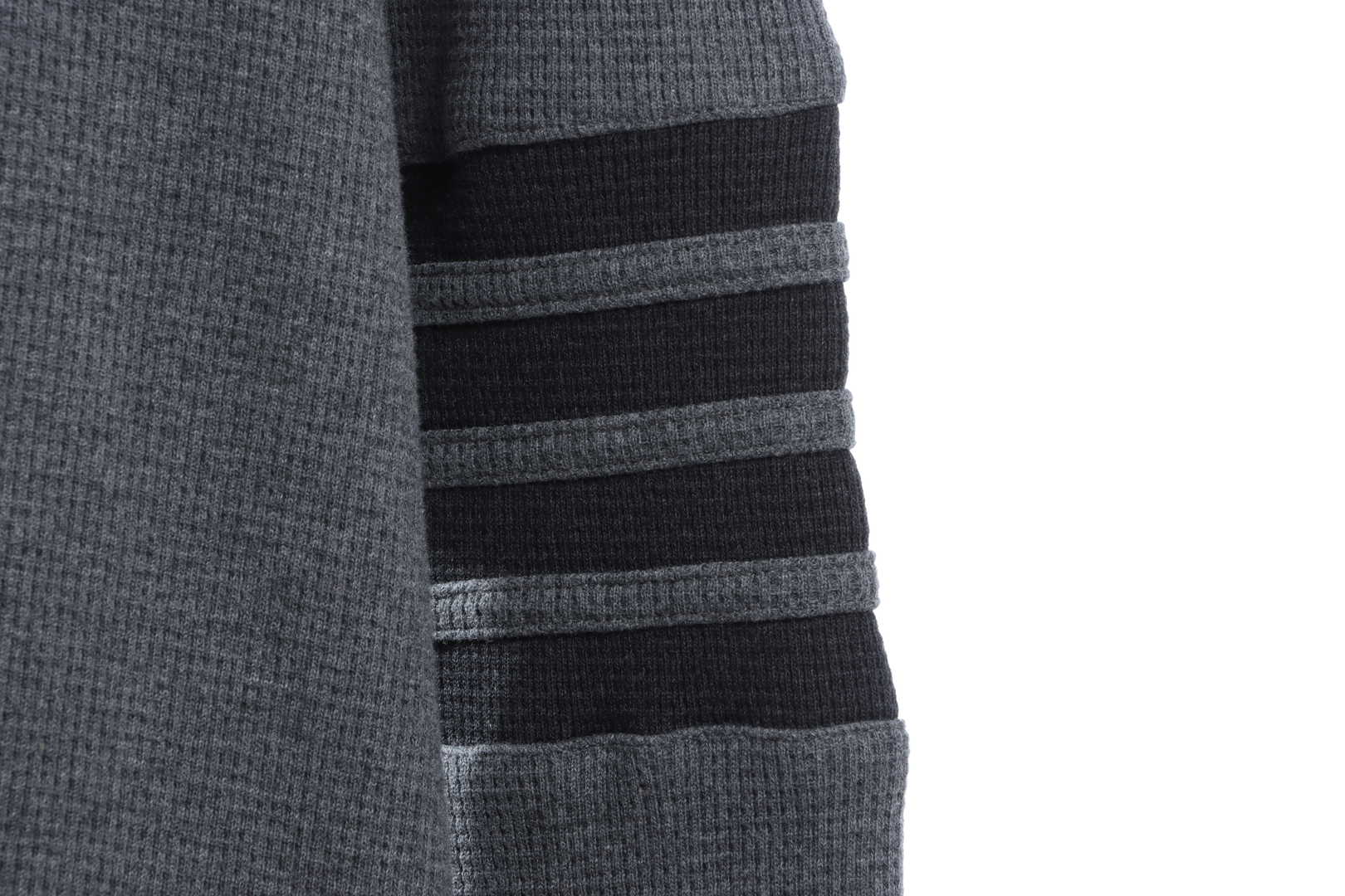 Thom Browne Waffle Hooded Cardigan Dark Grey