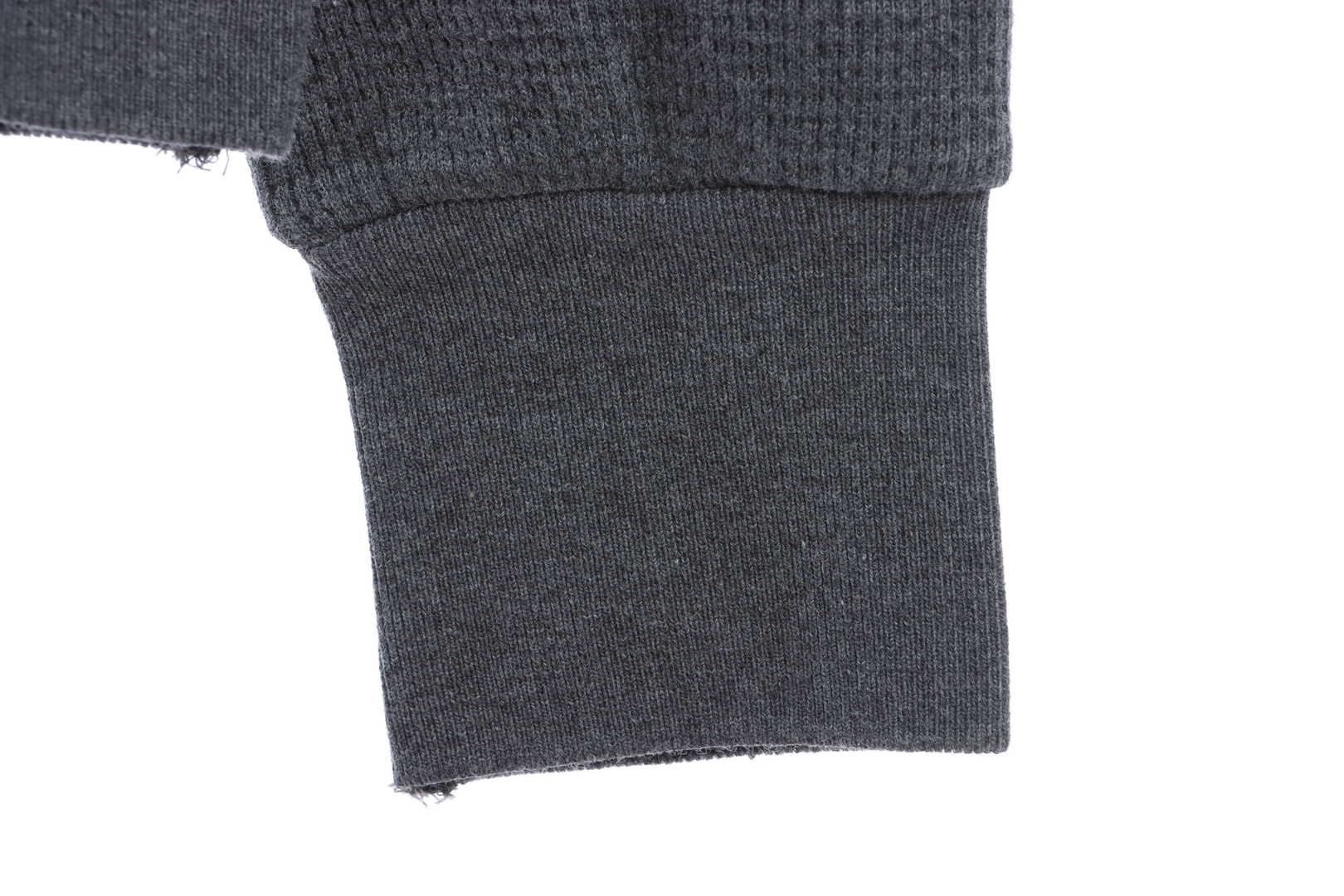 Thom Browne Waffle Hooded Cardigan Dark Grey