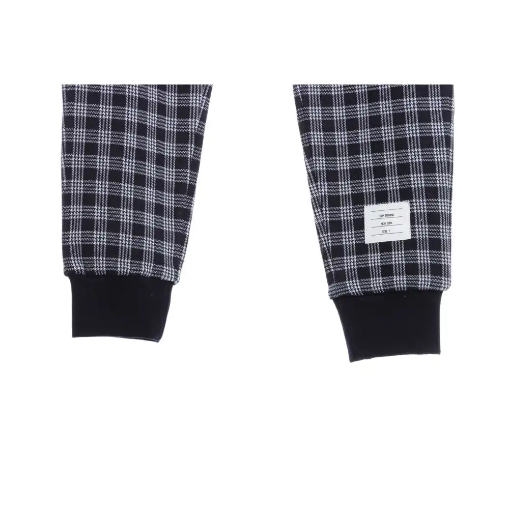 (Special offer) Thom Browne Check Jacquard Trousers Blue