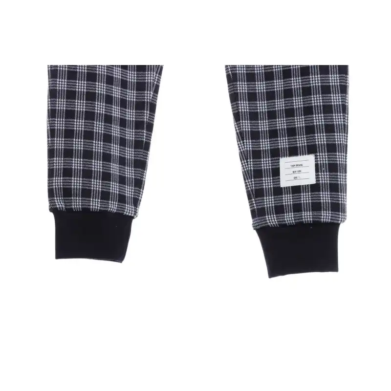 (Special offer) Thom Browne Check Jacquard Trousers Blue