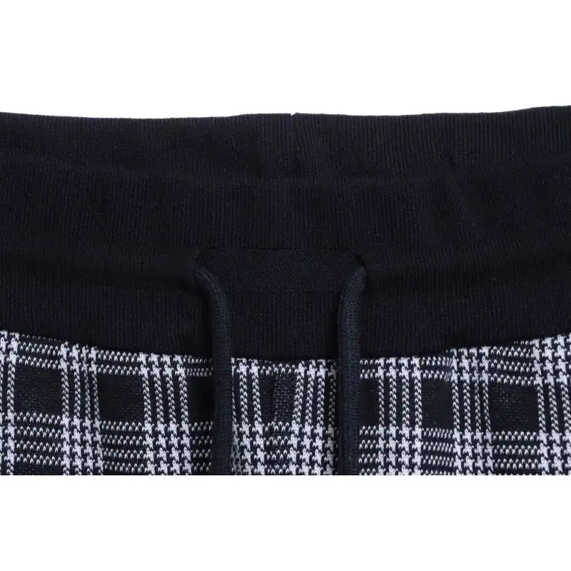 (Special offer) Thom Browne Check Jacquard Trousers Blue