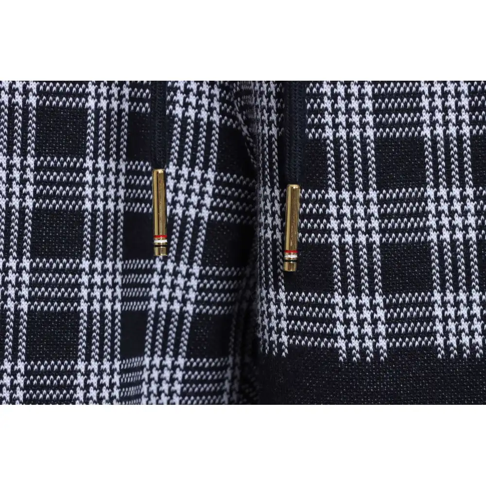 (Special offer) Thom Browne Check Jacquard Trousers Blue
