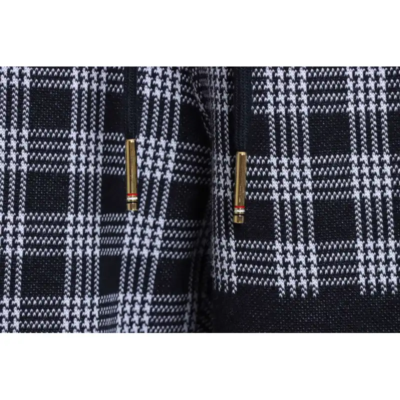 (Special offer) Thom Browne Check Jacquard Trousers Blue