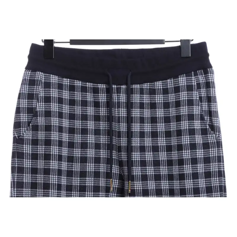 (Special offer) Thom Browne Check Jacquard Trousers Blue