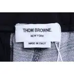 (Special offer) Thom Browne Check Jacquard Trousers Blue