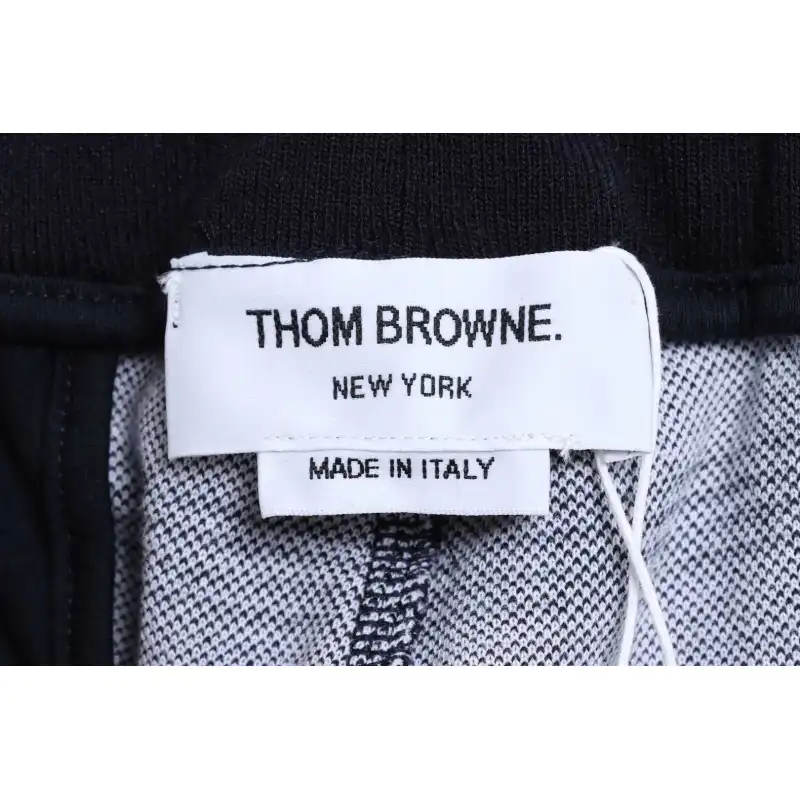 (Special offer) Thom Browne Check Jacquard Trousers Blue