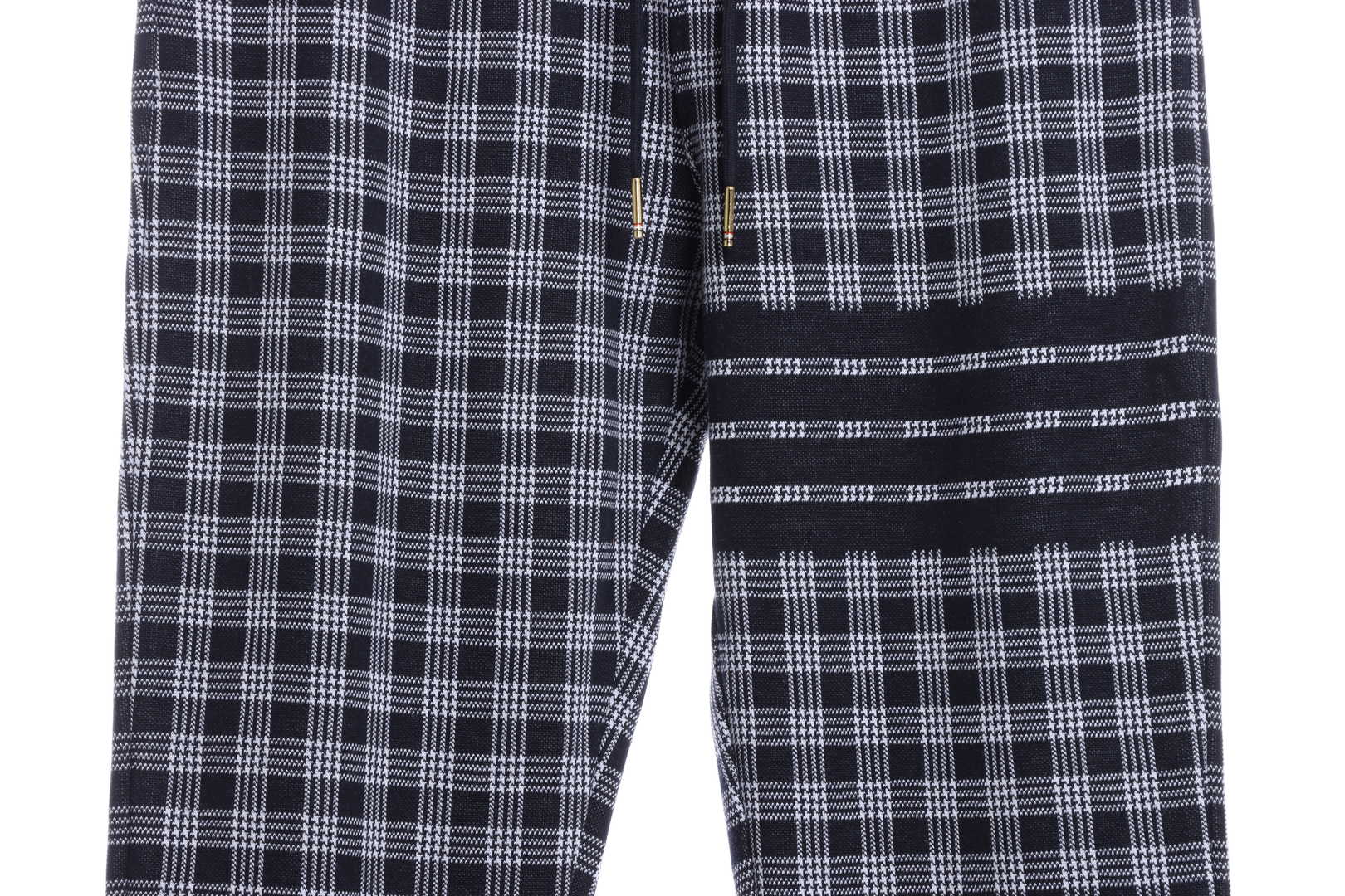 (Special offer) Thom Browne Check Jacquard Trousers Blue