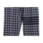 (Special offer) Thom Browne Check Jacquard Trousers Blue