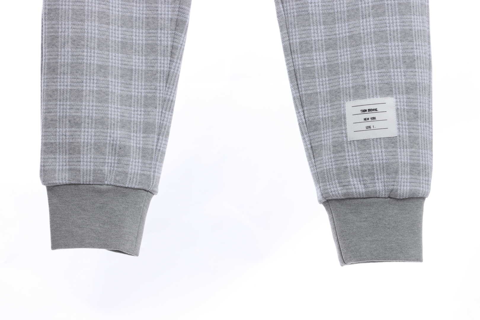 (Special offer) Thom Browne Check Jacquard Trousers Grey