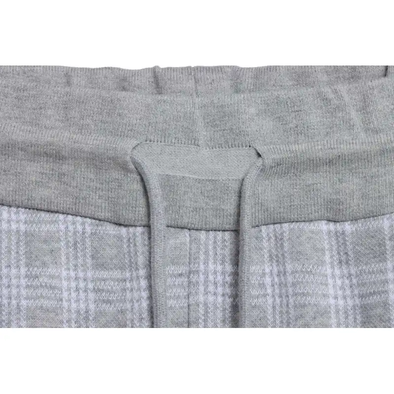 (Special offer) Thom Browne Check Jacquard Trousers Grey