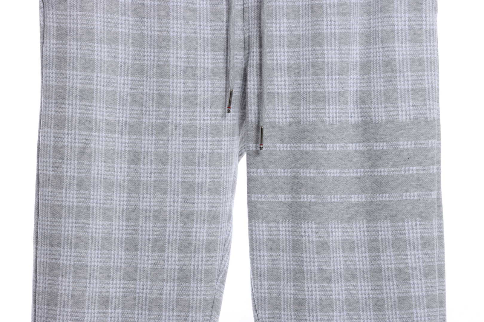 (Special offer) Thom Browne Check Jacquard Trousers Grey