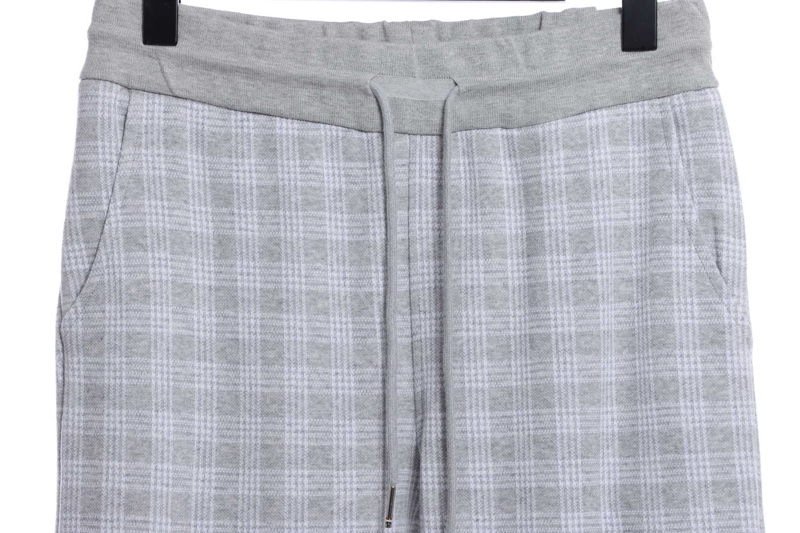 (Special offer) Thom Browne Check Jacquard Trousers Grey