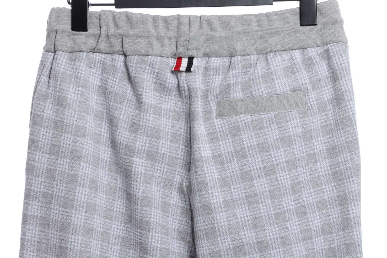 (Special offer) Thom Browne Check Jacquard Trousers Grey
