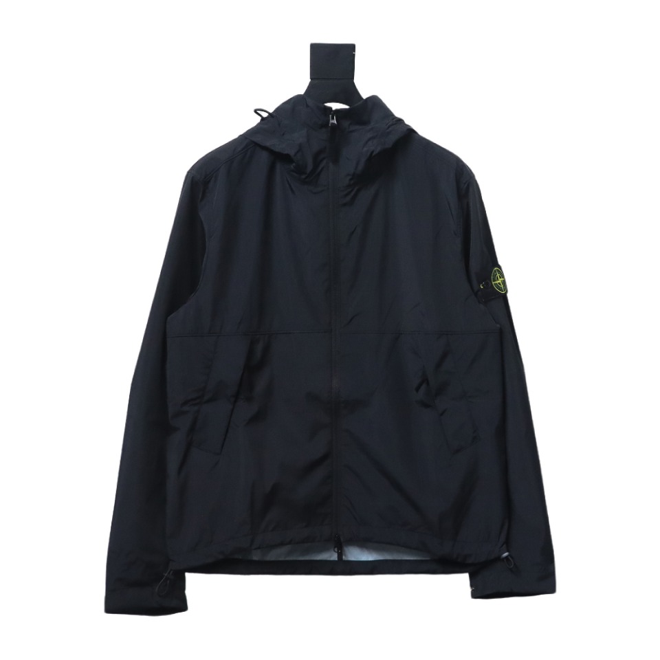 Stone Island 21Fw Arm Island Logo 3L Tc Hooded Jacket