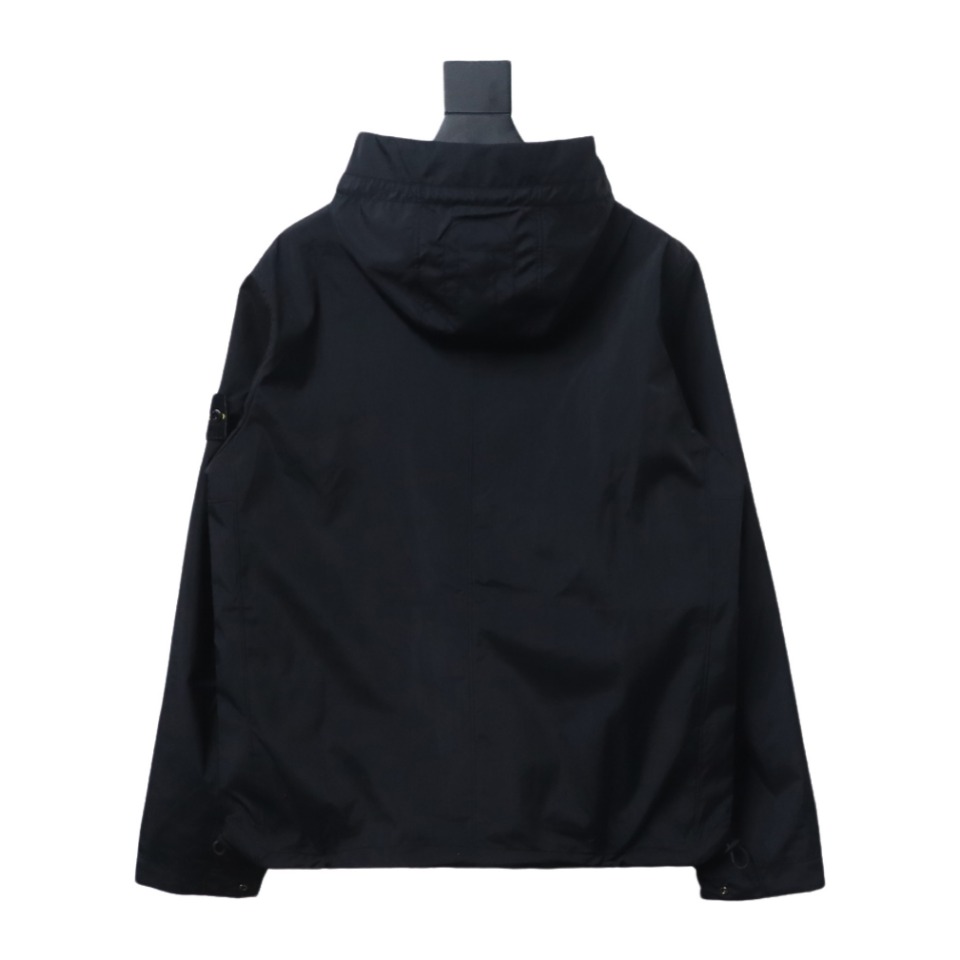 Stone Island 21Fw Arm Island Logo 3L Tc Hooded Jacket