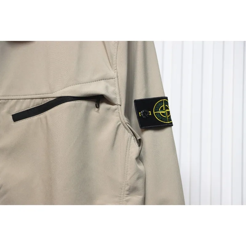 Stone Island 23ss Solid Color Jacket Beige