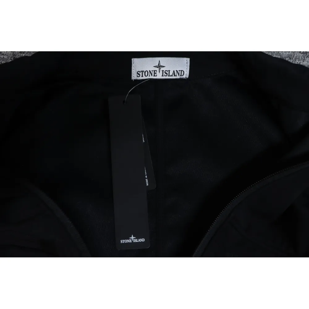 Stone Island 23ss Solid Color Jacket Black