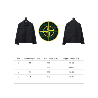 Stone Island 23ss Solid Color Jacket Black 02